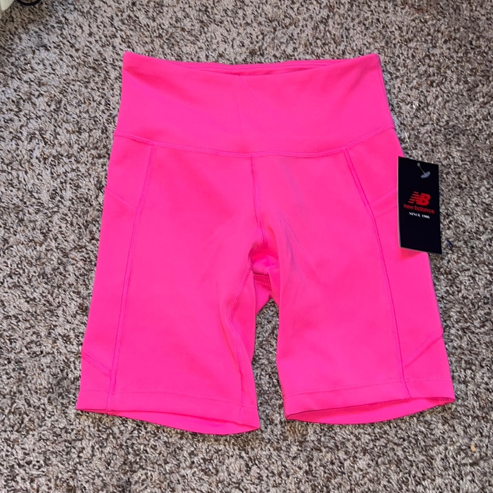 hot pink biker shorts